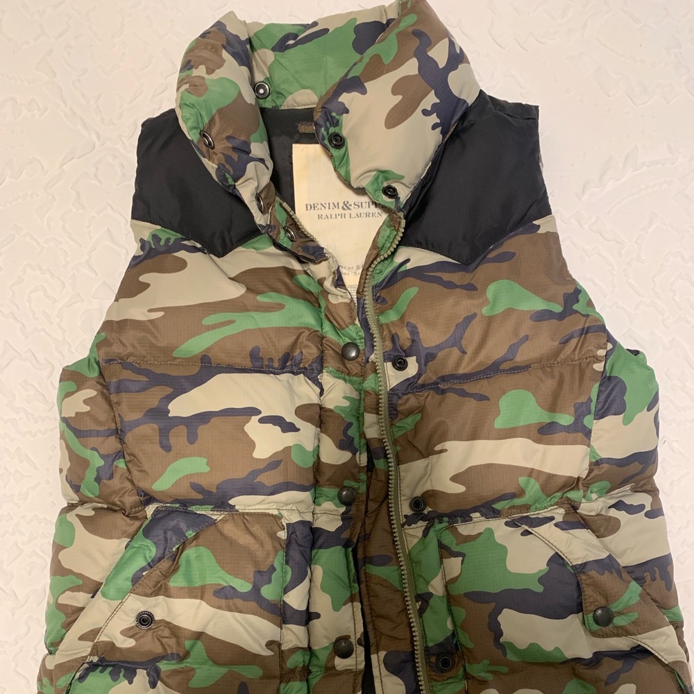 Camo Puff Vest